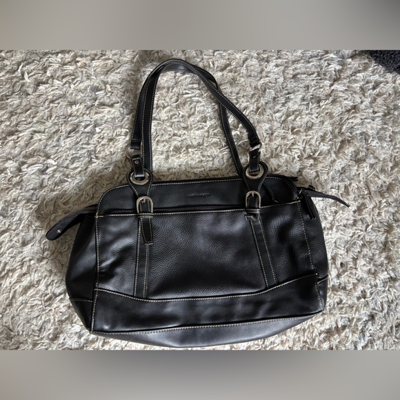 Sag Harbor Purse Handbag Black Bag 19” by 16” - Picture 1 of 14